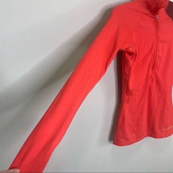 Nike livestrong red asymmetric half zip XS B1 - Picture 4 of 9